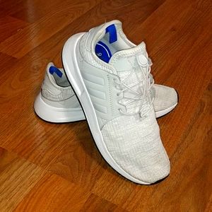 Kids Grey and white adidas's shoes